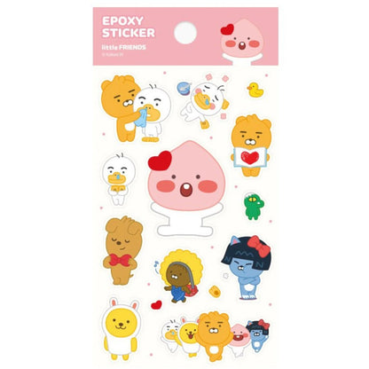 LITTLE FRIENDS EPOXY STICKER PACK APEACH