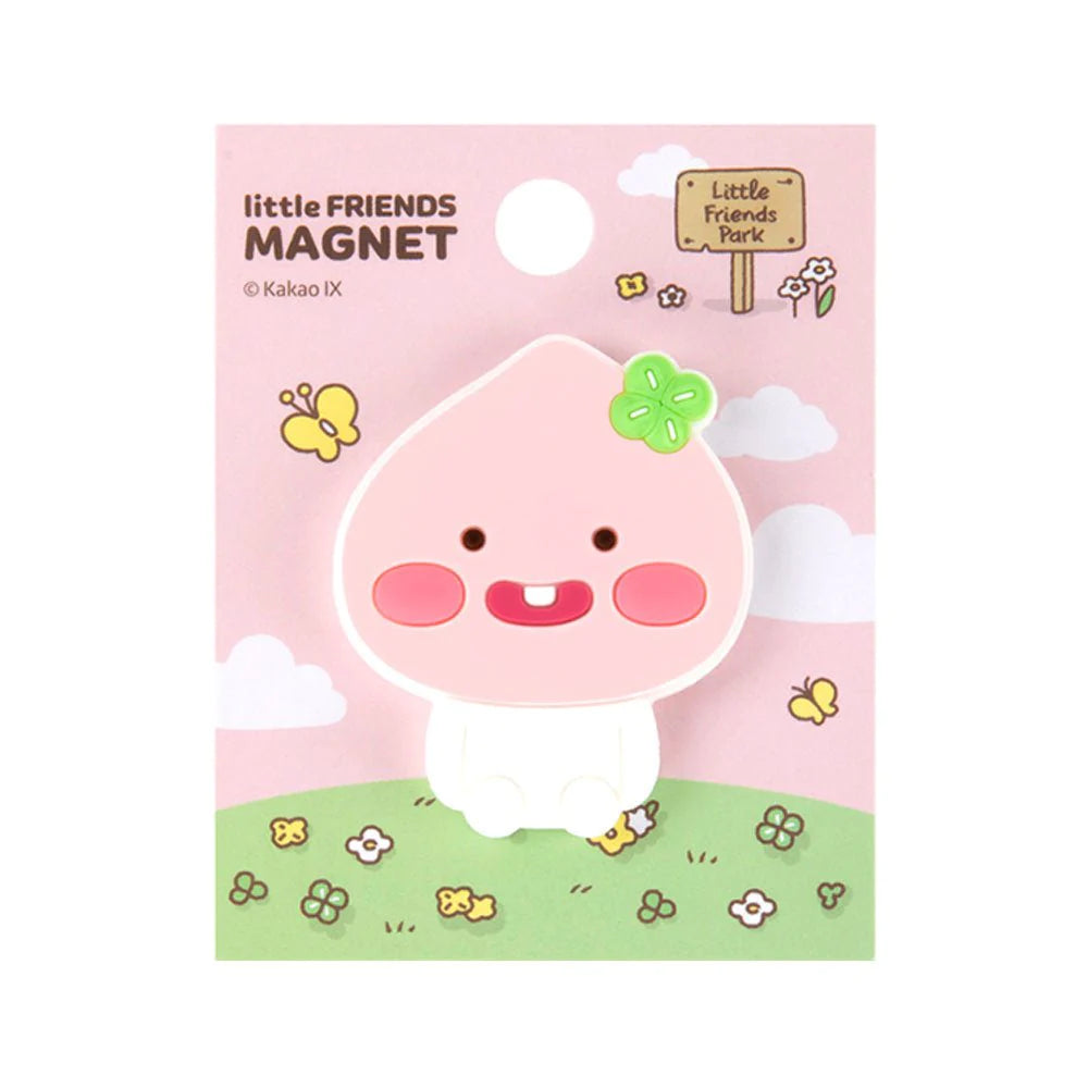 LITTLE FRIENDS REFRIGERATOR DECORATIVE PVC MAGNET APEACH 