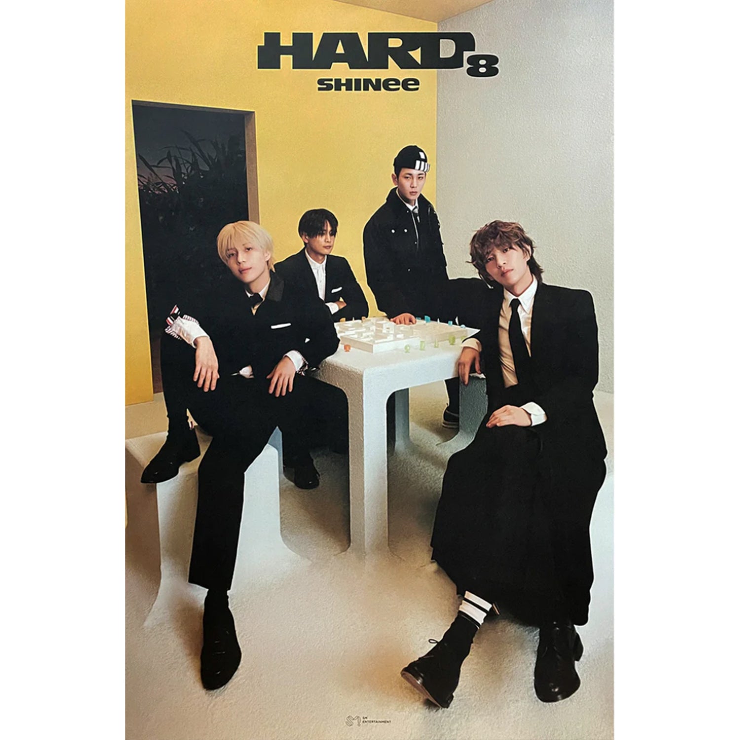 SHINEE 8TH ALBUM 'HARD' (PHOTOBOOK) POSTER ONLY MAKER VERSION COVER