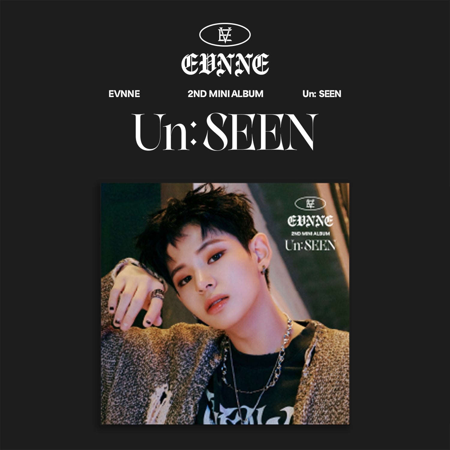 EVNNE 2ND MINI ALBUM 'UN: SEEN' (DIGIPACK) MUN JUNGHYUN VERSION COVER