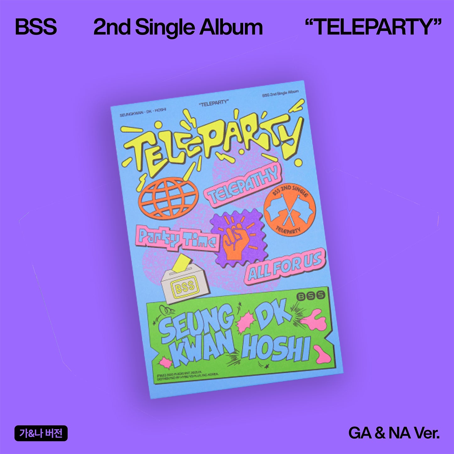 BSS (SEVENTEEN) 2ND SINGLE ALBUM 'TELEPARTY' NA VERSION COVER