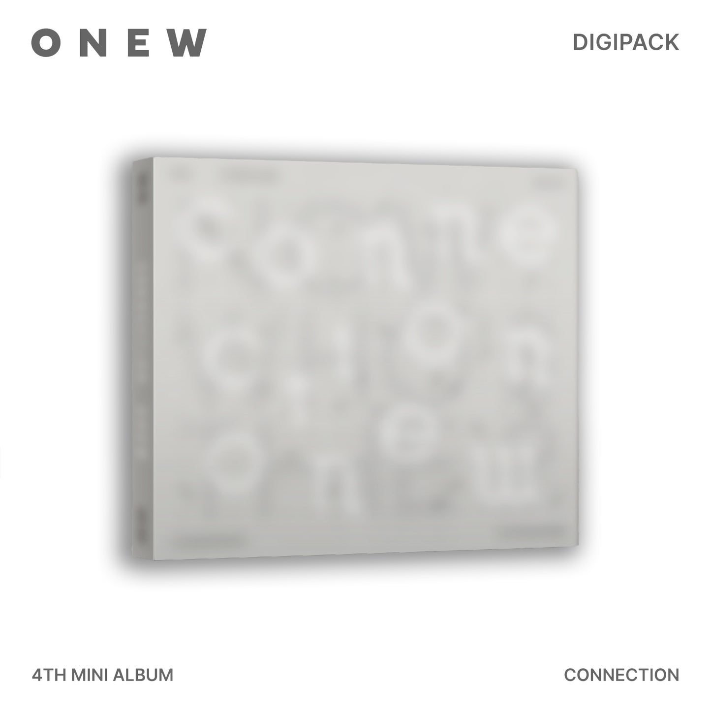 ONEW 4TH MINI ALBUM 'CONNECTION' (DIGIPACK) NEW VERSION COVER