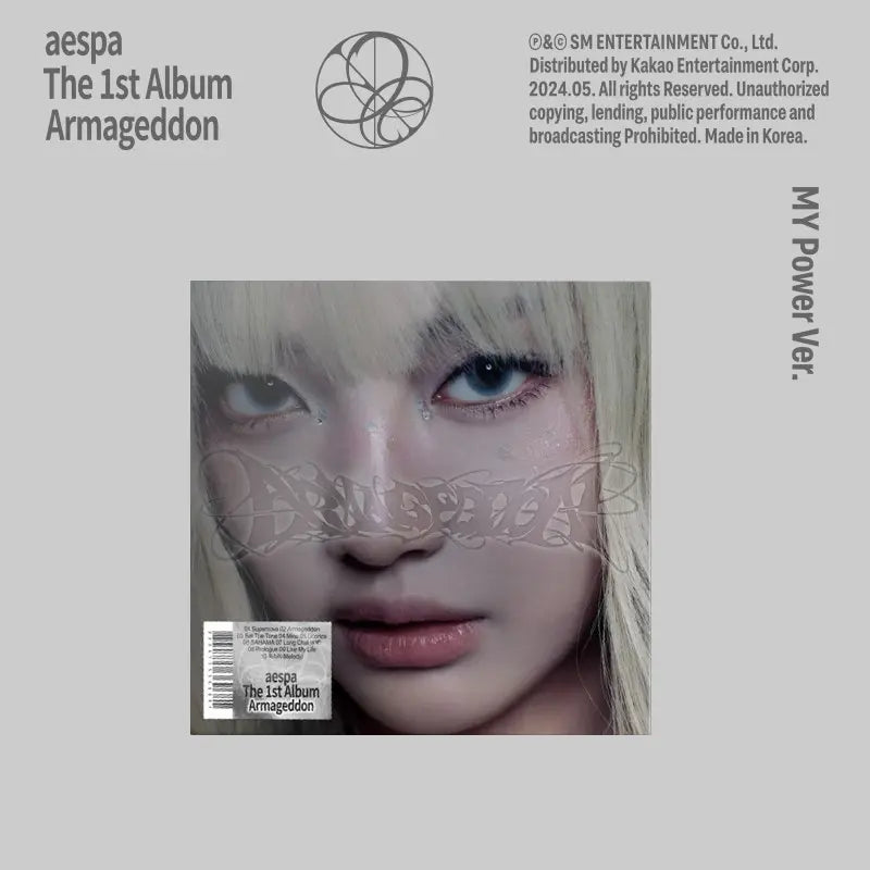 AESPA 1ST ALBUM 'ARMAGEDDON' (MY POWER) NINGNING VERSION COVER