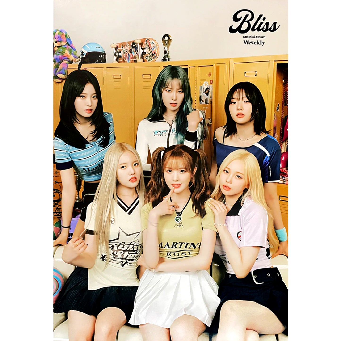 WEEEKLY 6TH MINI ALBUM 'BLISS' POSTER ONLY ON VERSION COVER