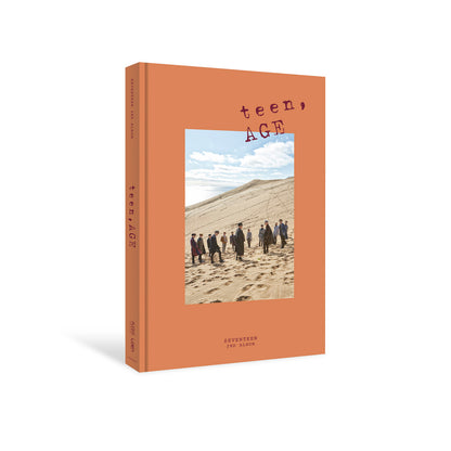 SEVENTEEN 2ND ALBUM 'TEEN, AGE' (RE-RELEASE) ORANGE VERSION COVER