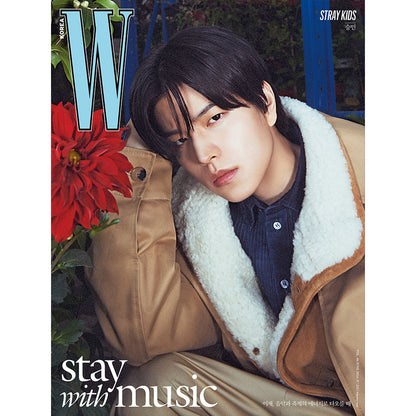 W KOREA 'JUNE 2024 - STRAY KIDS' O VERSION COVER