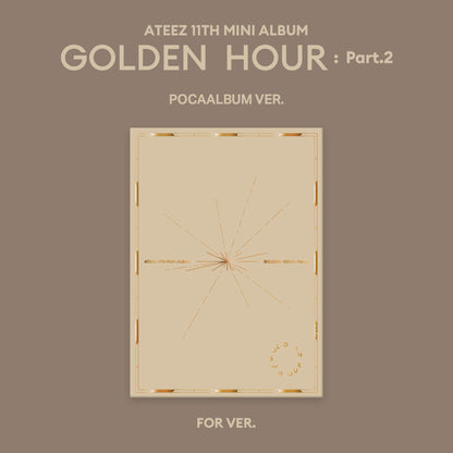 ATEEZ 11TH MINI ALBUM 'GOLDEN HOUR : PART.2' (POCA) FOR VERSION COVER