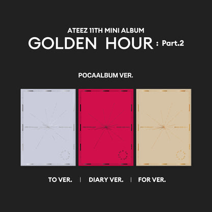 ATEEZ 11TH MINI ALBUM 'GOLDEN HOUR : PART.2' (POCA) COVER