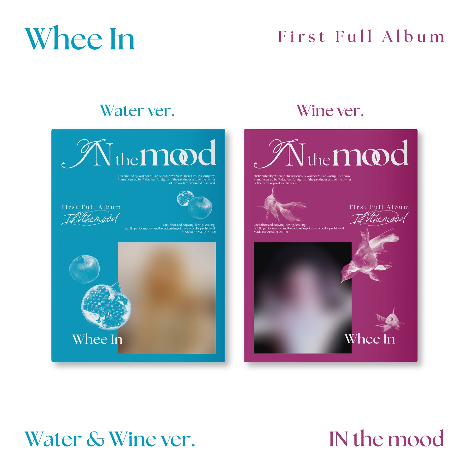 WHEE IN 1ST FULL ALBUM 'IN THE MOOD' (PHOTOBOOK) SET COVER