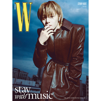 W KOREA 'JUNE 2024 - STRAY KIDS' Q VERSION COVER