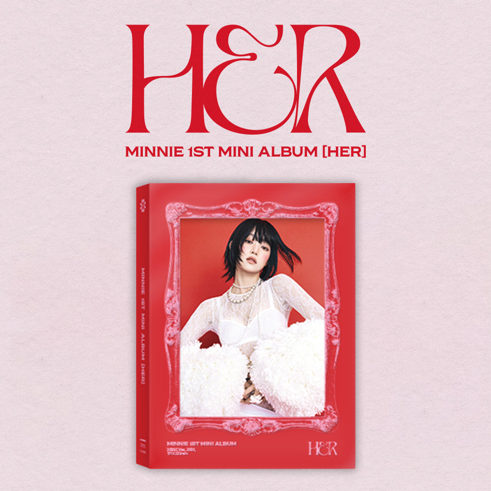 MINNIE ((G)I-DLE) 1ST MINI ALBUM 'HER' RED VERSION COVER