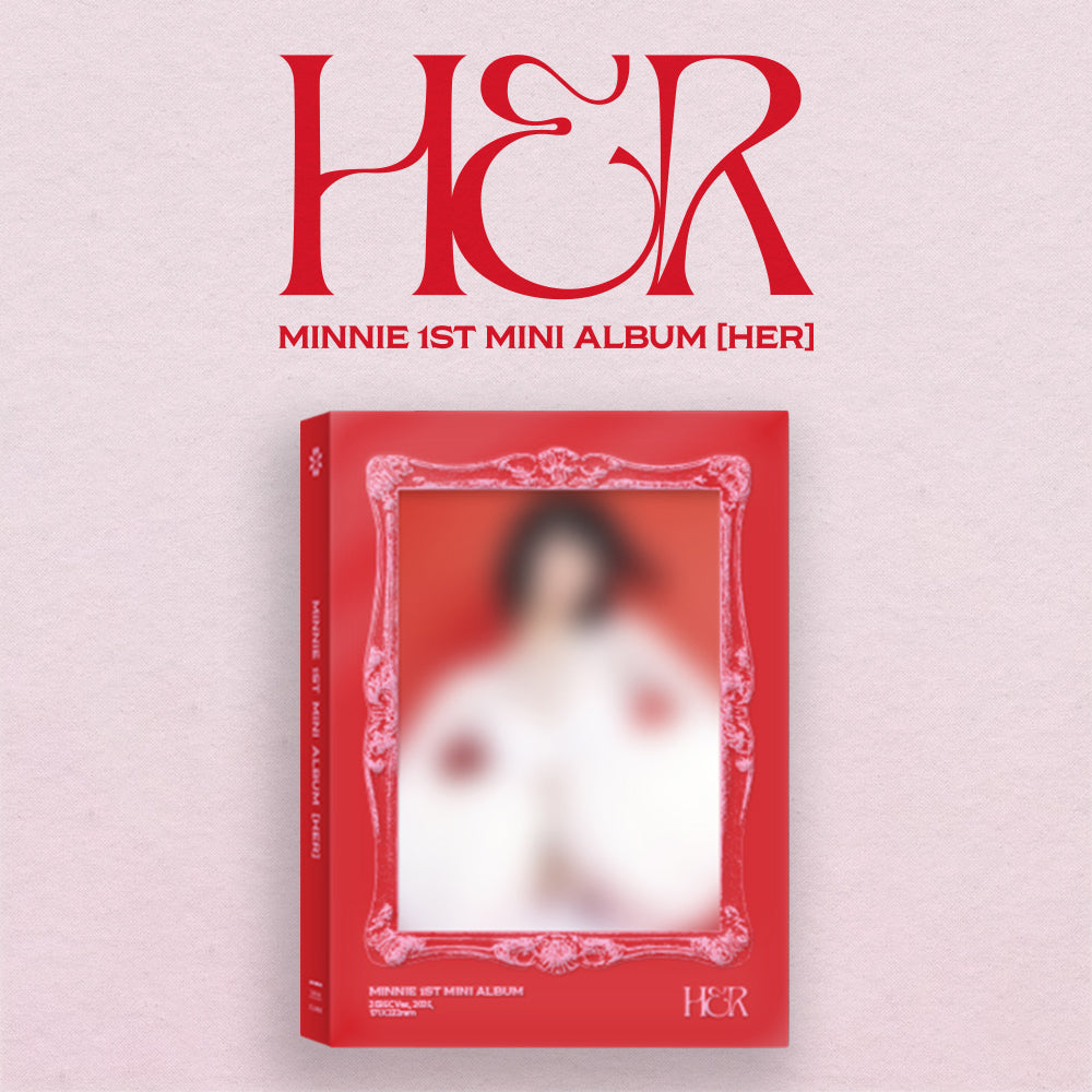 MINNIE ((G)I-DLE) 1ST MINI ALBUM 'HER' RED VERSION COVER