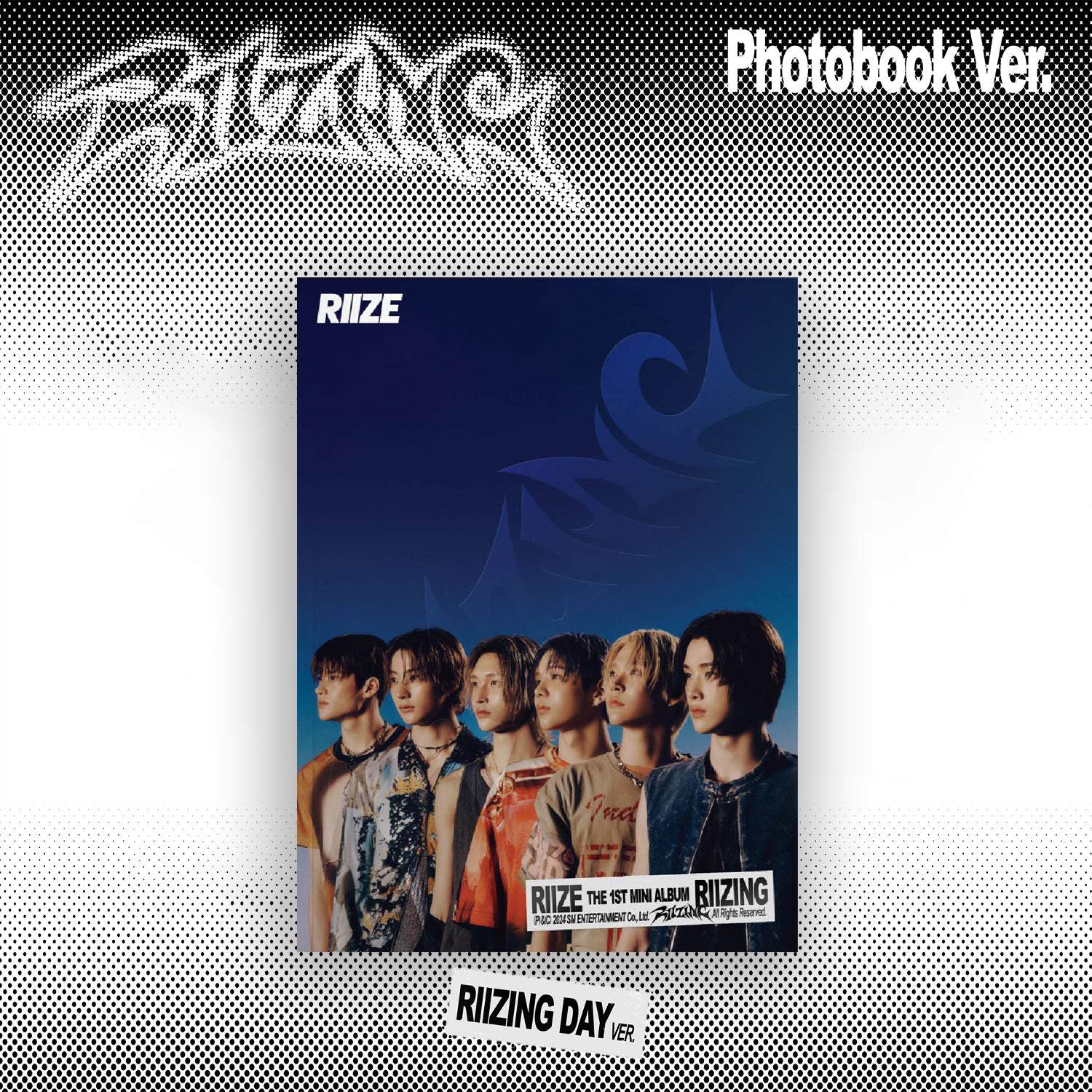 RIIZE 1ST MINI ALBUM 'RIIZING' (PHOTOBOOK) RIIZING DAY VERSION COVER