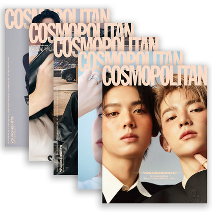 COSMOPOLITAN 'APRIL 2024 - ZHANG HAO & HAN YUJIN (ZB1)' SET COVER