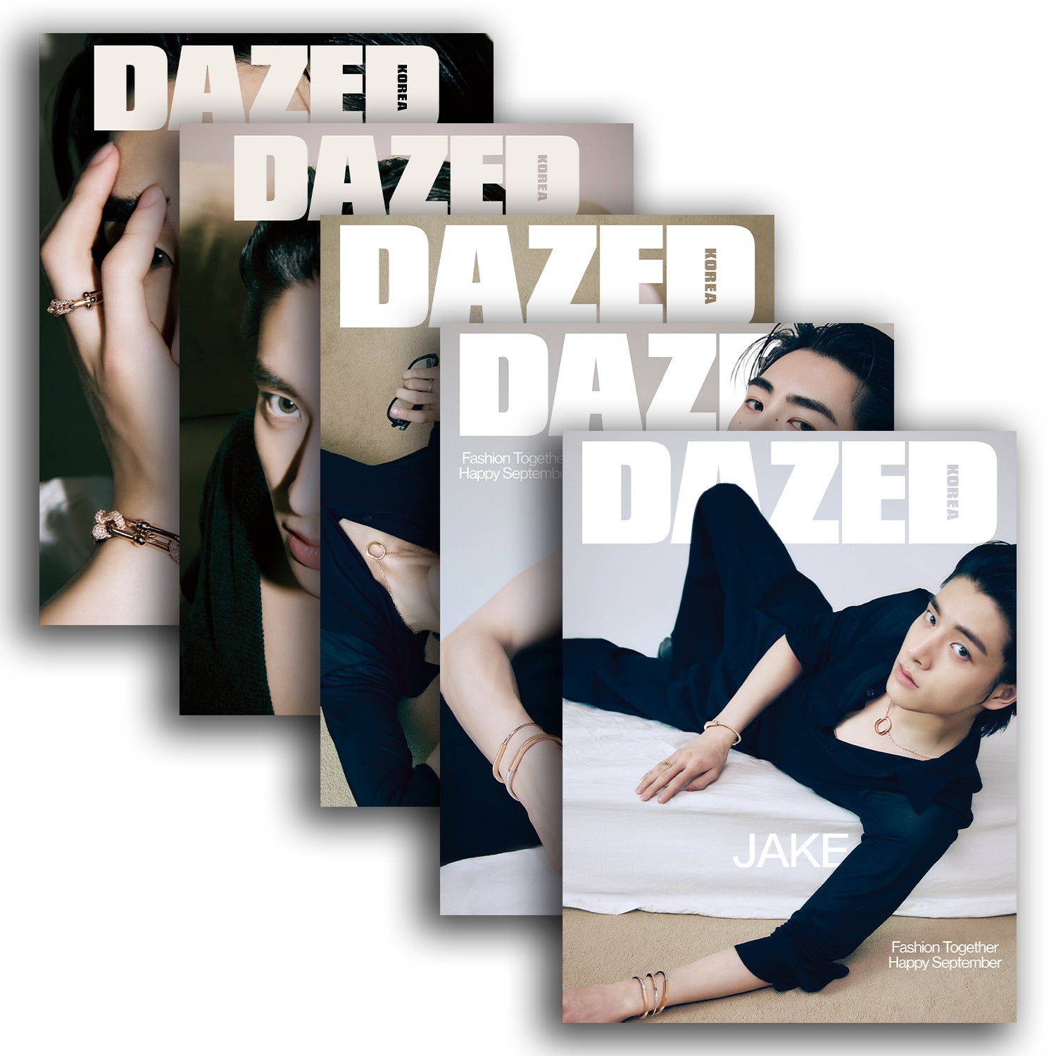 DAZED 'SEPTEMBER 2024 - JAKE & SUNGHOON (ENHYPEN)' SET COVER