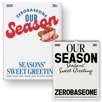 ZEROBASEONE (ZB1) 2025 SEASON'S GREETINGS 'OUR SEASON' SET COVER