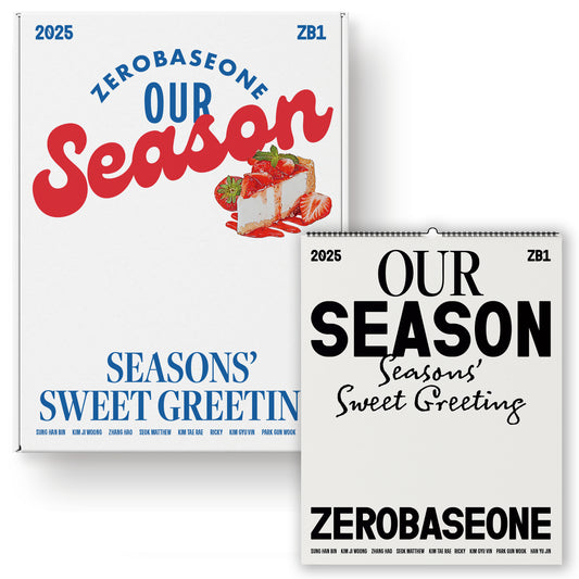 ZEROBASEONE (ZB1) 2025 SEASON'S GREETINGS 'OUR SEASON' SET COVER