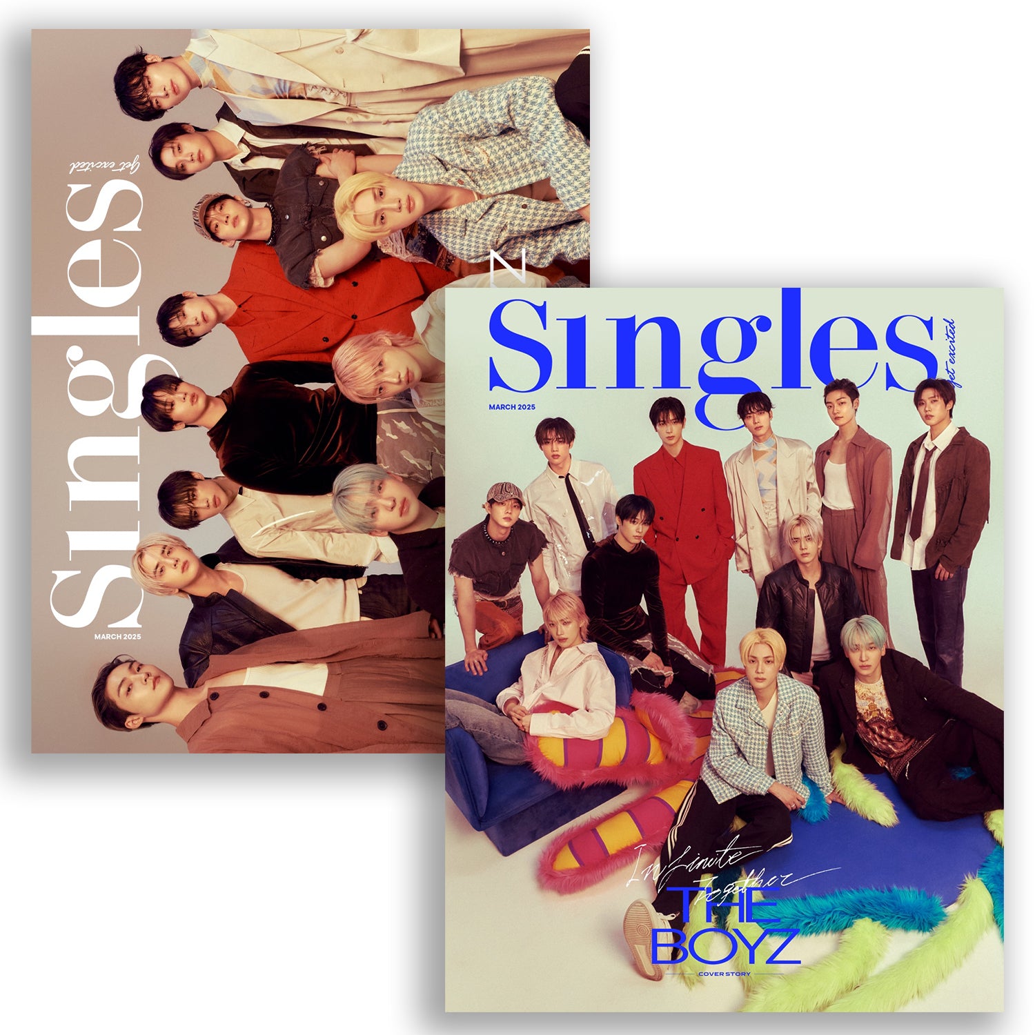 SINGLES 'MARCH 2025 - THE BOYZ' COVER