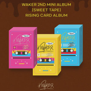 WAKER 2ND MINI ALBUM 'SWEET TAPE' (RISING CARD ALBUM) SET COVER