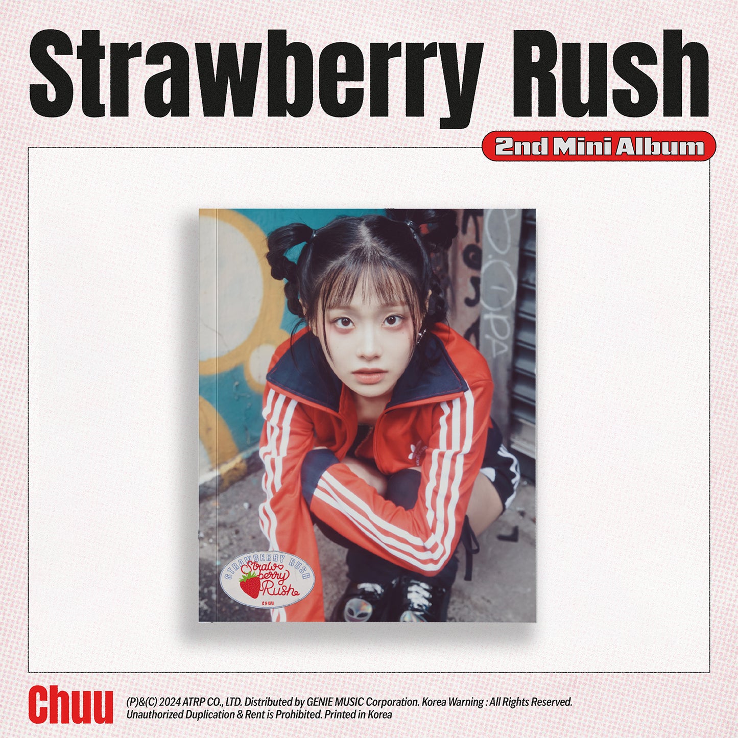 CHUU 2ND MINI ALBUM 'STRAWBERRY RUSH' STRAWBERRY VERSION COVER