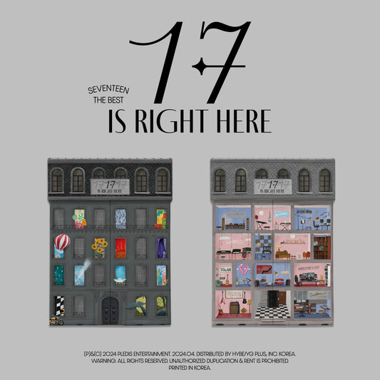 SEVENTEEN BEST ALBUM '17 IS RIGHT HERE' SET COVER