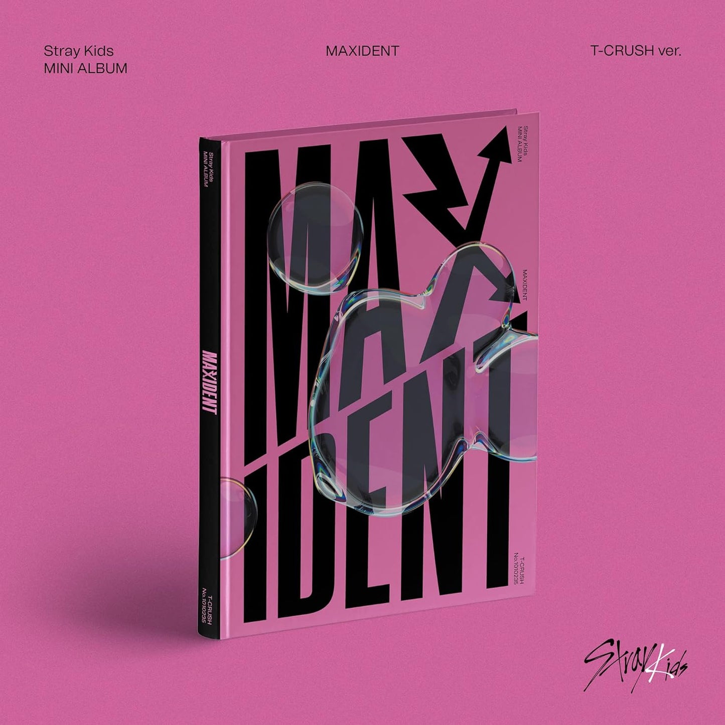 STRAY KIDS MINI ALBUM 'MAXIDENT' T-CRUSH VERSION COVER