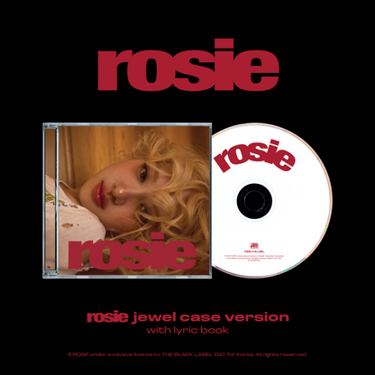 ROSÉ 1ST STUDIO ALBUM 'ROSIE' JEWEL CASE VERSION COVER