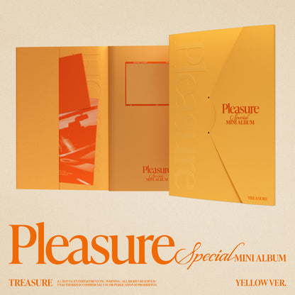 TREASURE SPECIAL MINI ALBUM 'PLEASURE' YELLOW VERSION COVER