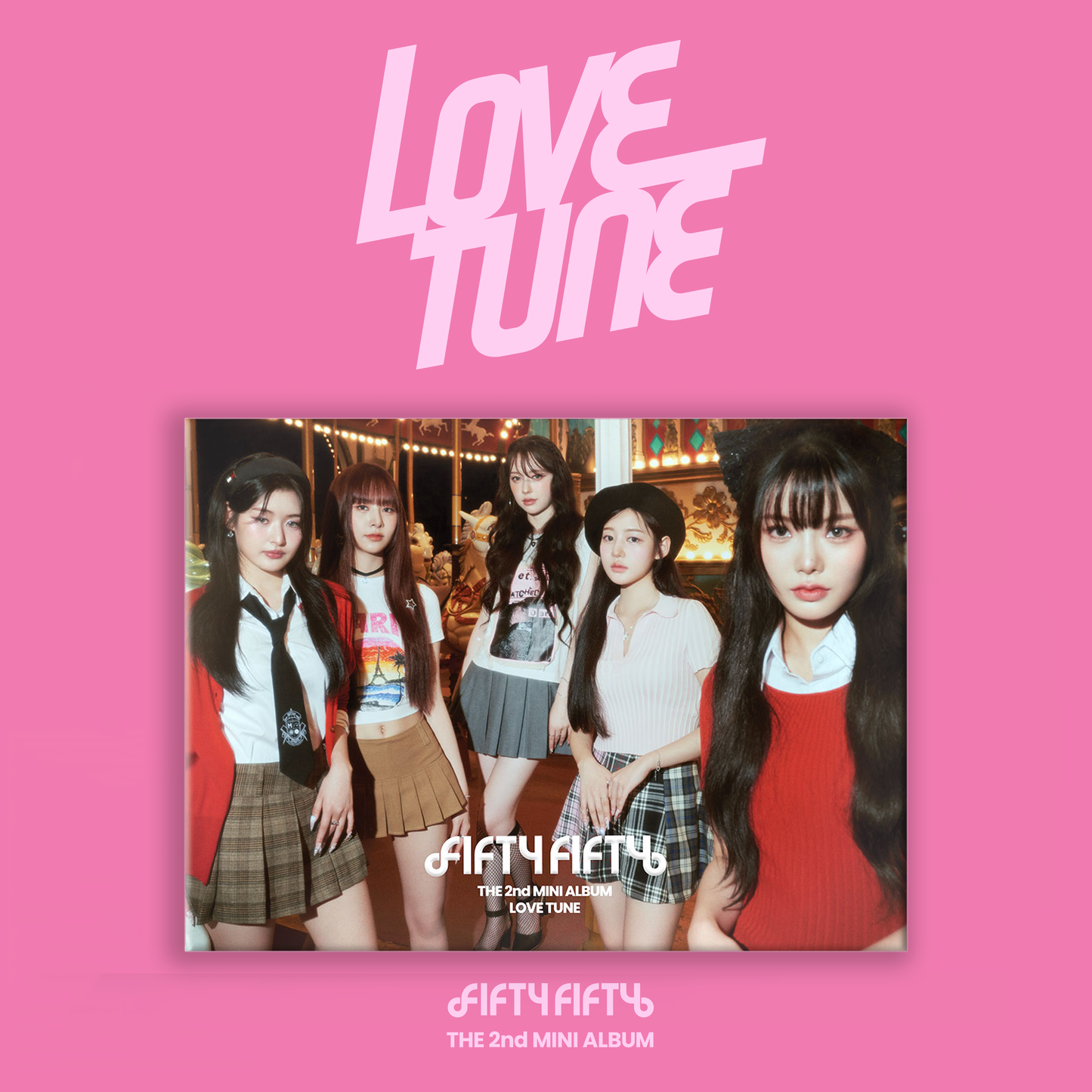 FIFTY FIFTY 2ND MINI ALBUM 'LOVE TUNE' TUNE VERSION COVER