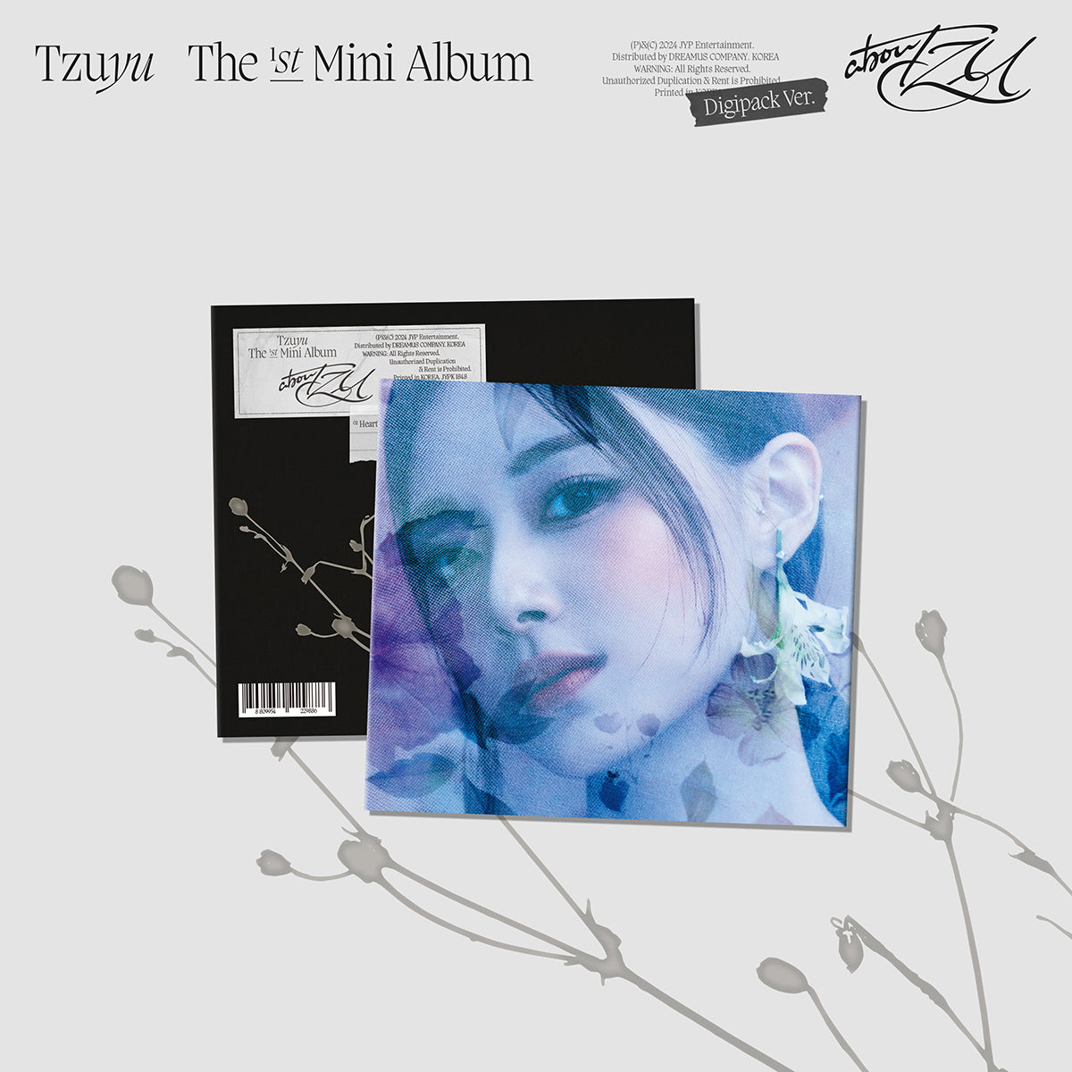 TZUYU 1ST MINI ALBUM 'ABOUTZU' (DIGIPACK) COVER