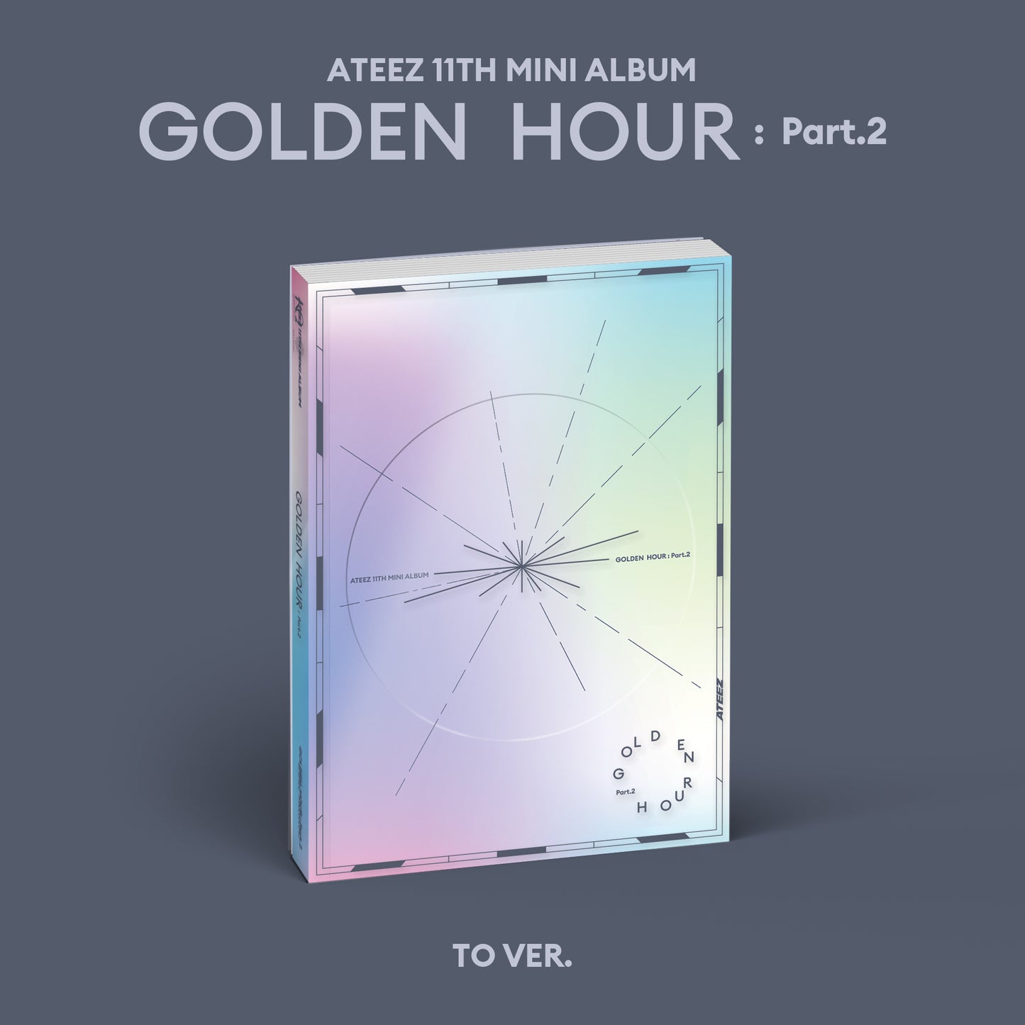 ATEEZ 11TH MINI ALBUM 'GOLDEN HOUR : PART.2' TO VERSION COVER