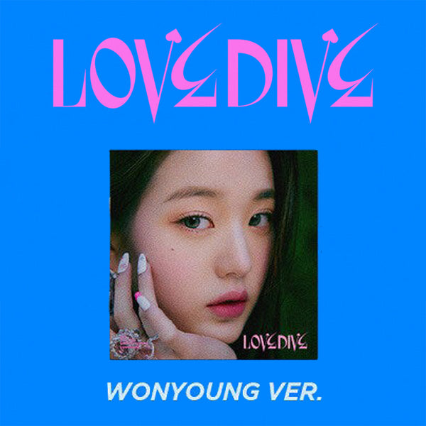 IVE 2ND SINGLE ALBUM 'LOVE DIVE' (JEWEL CASE) WONYOUNG VERSION COVER