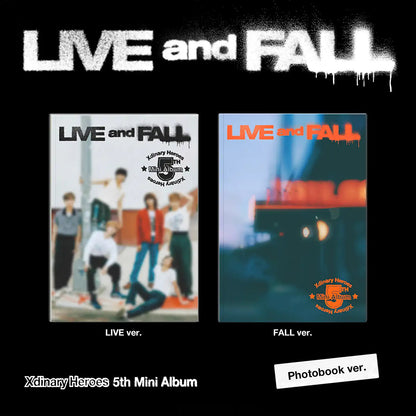 XDINARY HEROES 5TH MINI ALBUM 'LIVE AND FALL' COVER