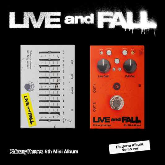 XDINARY HEROES 5TH MINI ALBUM 'LIVE AND FALL' (PLATFORM NEMO) COVER