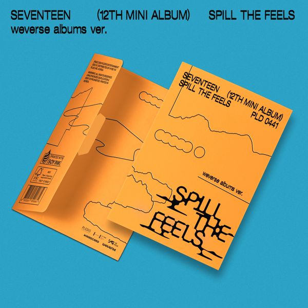 SEVENTEEN 12TH MINI ALBUM 'SPILL THE FEELS' (WEVERSE) COVER