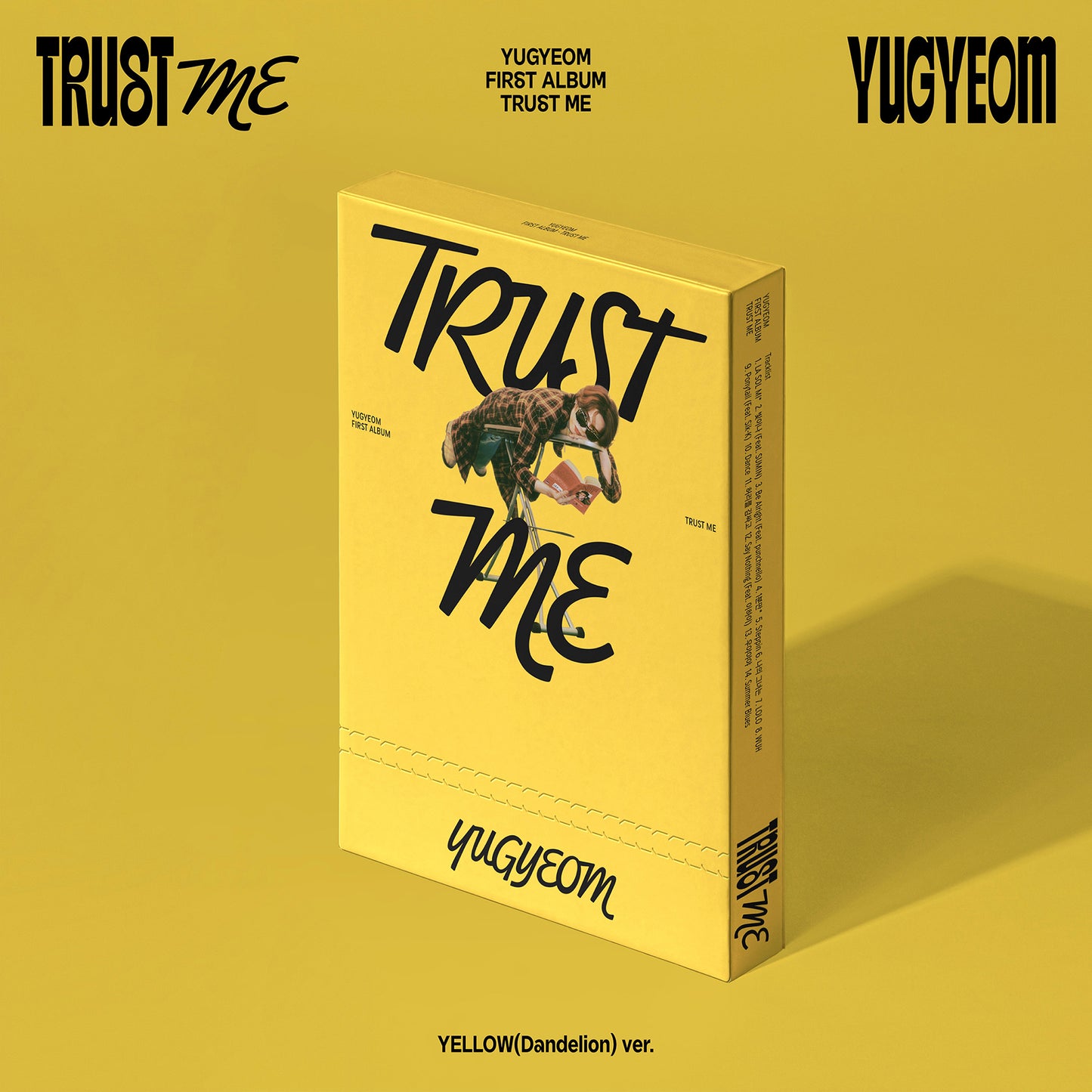 YUGYEOM 1ST ALBUM 'TRUST ME' YELLOW(DANDELION) VERSION COVER