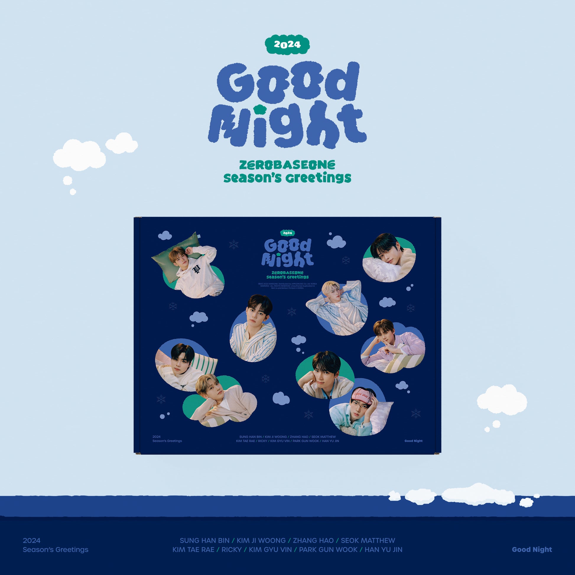 ZEROBASEONE (ZB1) 2024 SEASON'S GREETINGS 'GOOD NIGHT' COVER