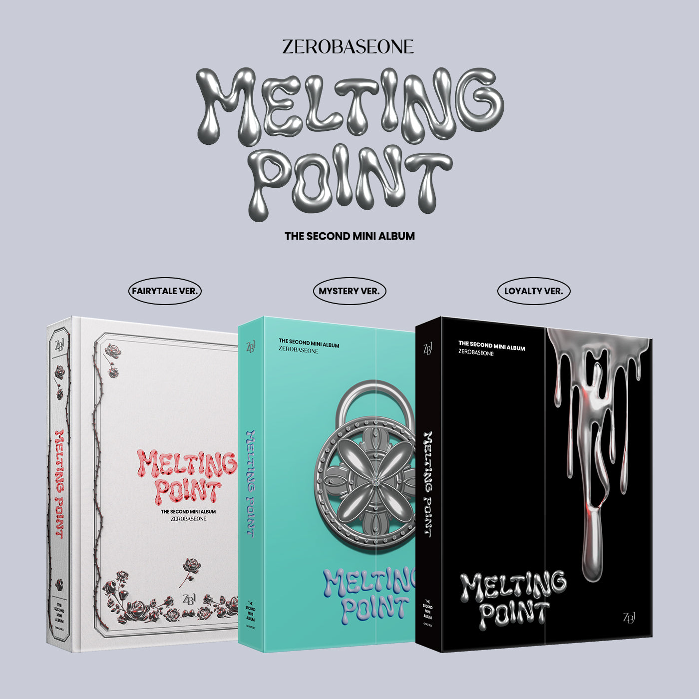 ZEROBASEONE (ZB1) 2ND MINI ALBUM 'MELTING POINT' SET COVER