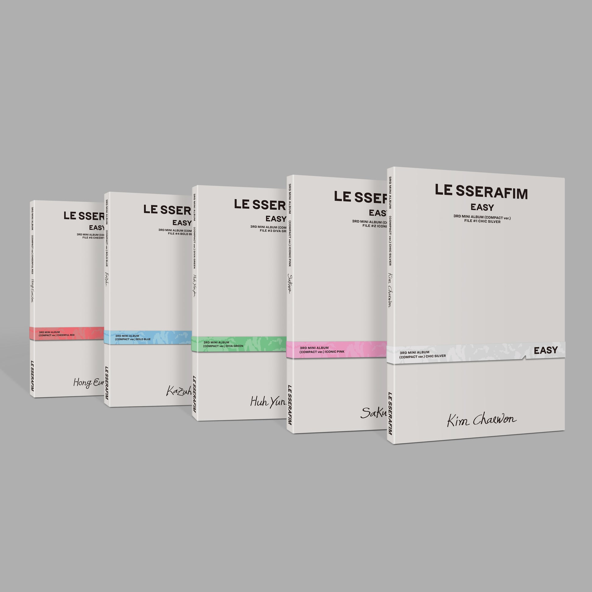 LE SSERAFIM 3RD MINI ALBUM 'EASY' (COMPACT) COVER