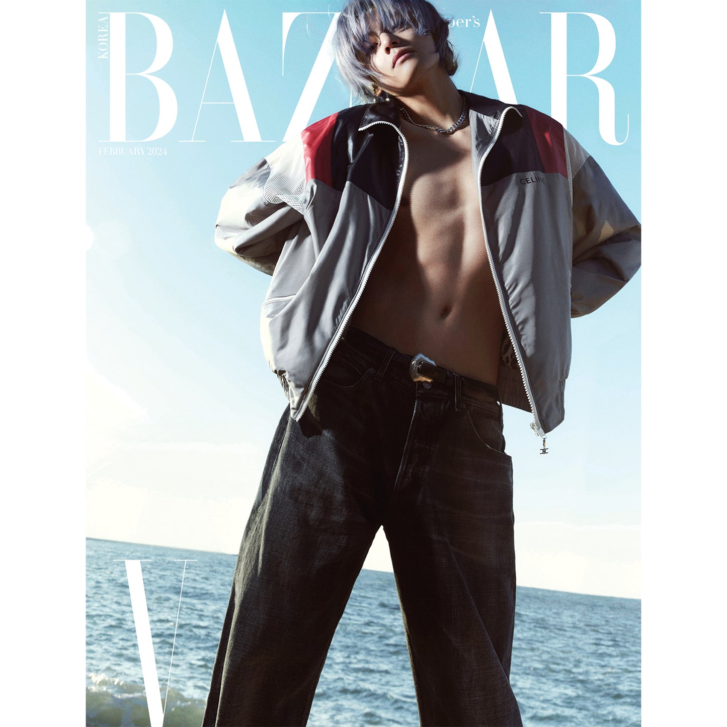 BAZAAR 'FEBRUARY 2024 - V (BTS)' A VERSION COVER