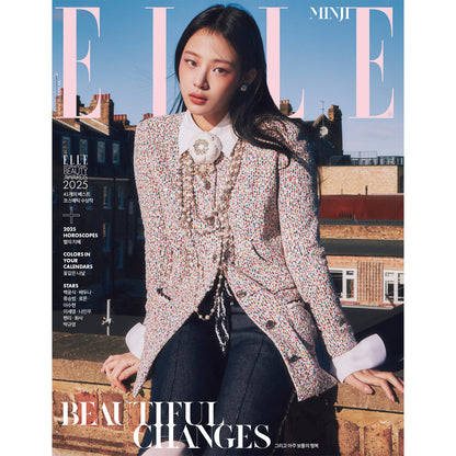 ELLE 'JANUARY 2025 - MINJI (NEWJEANS)' A VERSION COVER