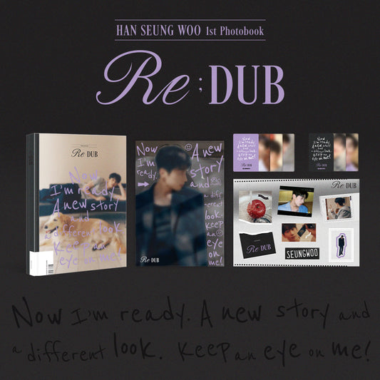 HAN SEUNG WOO 1ST PHOTOBOOK 'RE;DUB' COVER