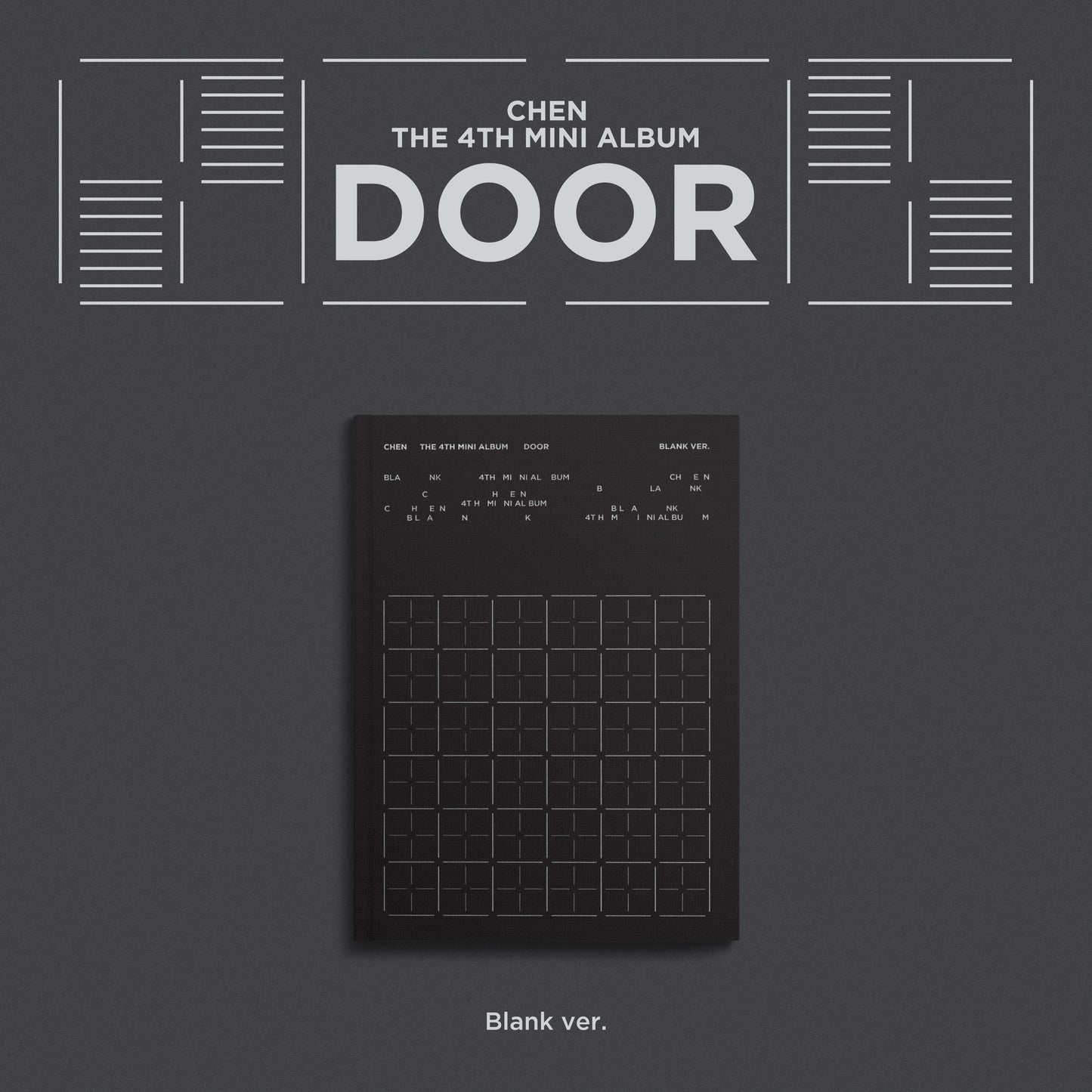 CHEN 4TH MINI ALBUM 'DOOR' BLANK VERSION COVER