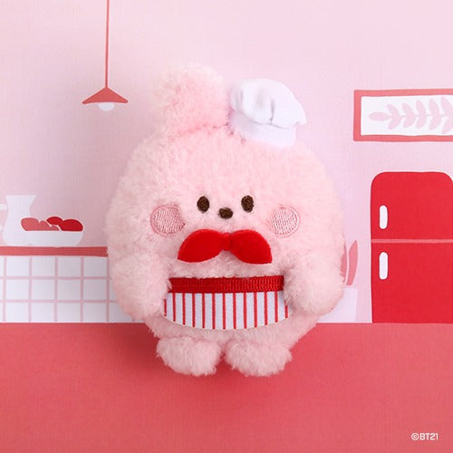 BT21 MININI PLUSH KEYRING [CHEF] COOKY VERSION COVER