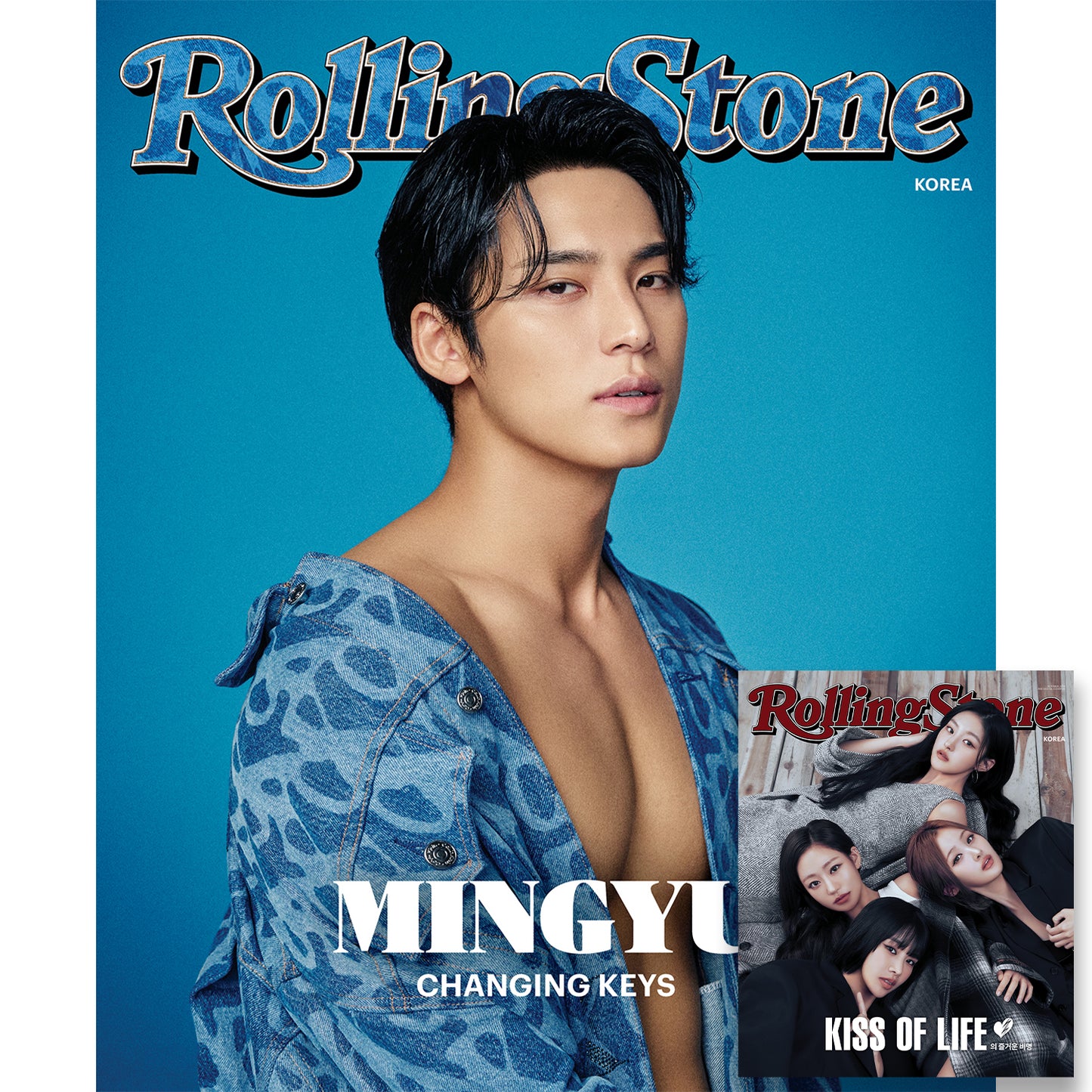 ROLLING STONE KOREA '2025 ISSUE #13 - MINGYU (SEVENTEEN), KISS OF LIFE' COVER