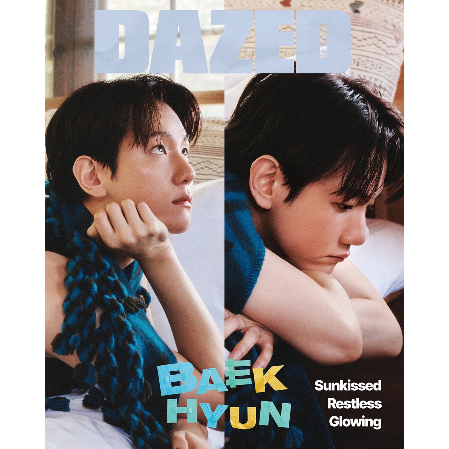 DAZED 'JULY 2024 - BAEKHYUN & BIBI' E VERSION COVER