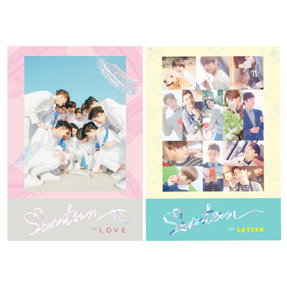 SEVENTEEN 1ST ALBUM 'FIRST LOVE&LETTER' (RE-RELEASE) SET COVER