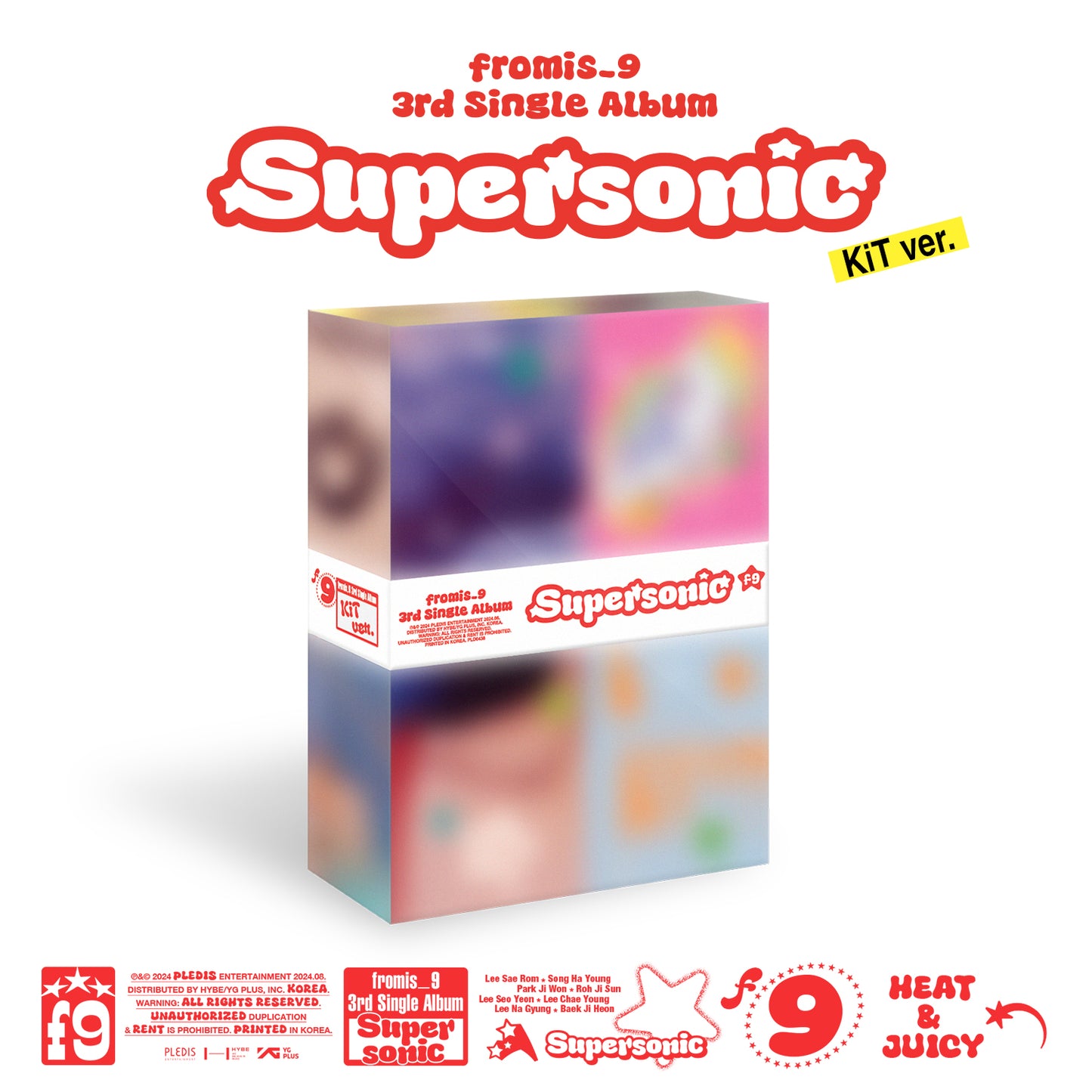 FROMIS_9 3RD SINGLE ALBUM 'SUPERSONIC' (KIHNO KIT) COVER