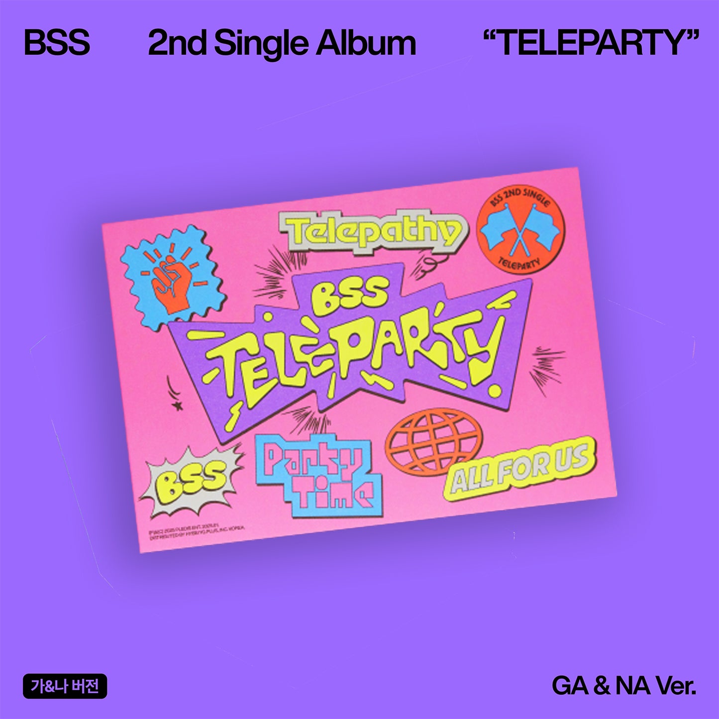 BSS (SEVENTEEN) 2ND SINGLE ALBUM 'TELEPARTY' GA VERSION COVER