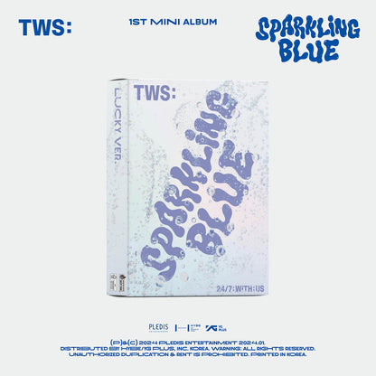 TWS 1ST MINI ALBUM 'SPARKLING BLUE' LUCKY VERSION COVER